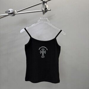 Chrome Hearts Black Tank Top